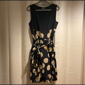 DKNY Dot-Print Sleeveless Dress